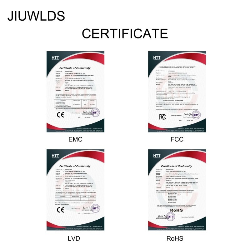 certification of Micro LED Display certification of Micro LED Display